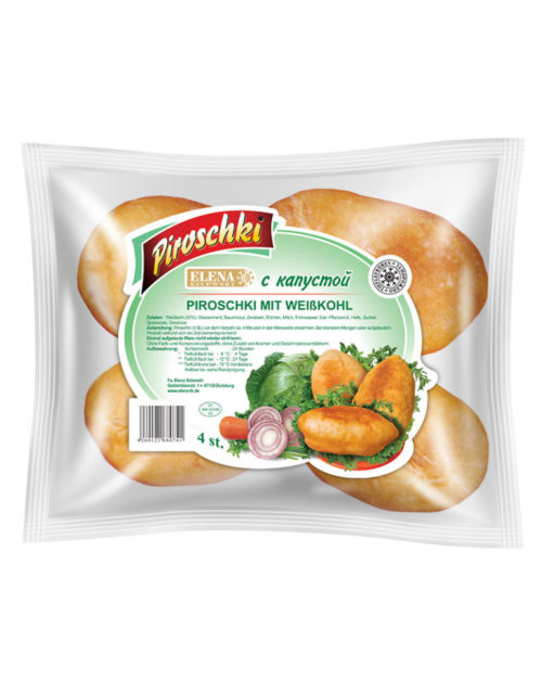 Pasteitjes met kool "Elena" 4 stuks. 0,5 kg