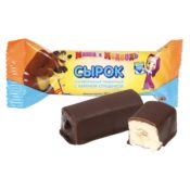 Творожный сырок “Маша и медведь”, глазированный с вареной сгущенкой